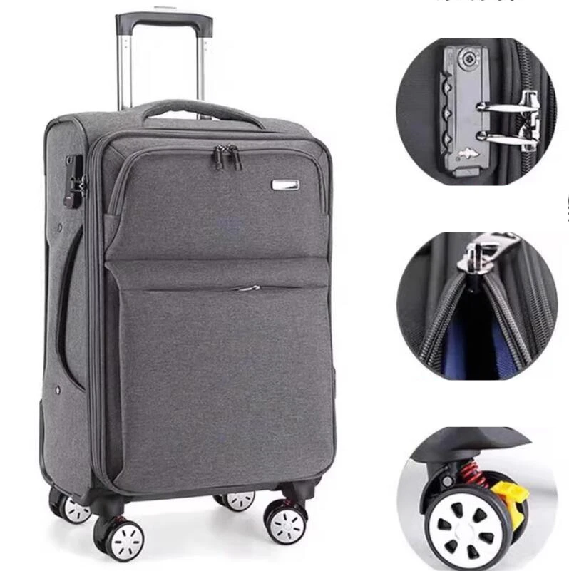 

24 Inch 28 Inch Carry On Luggage Softside Expandable Suitcase Spinner Wheels Rolling Luggage Travel Trolley Luggage Suitcase