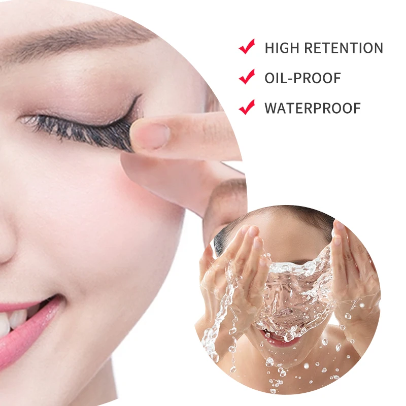 Eyelash Glue 1 Second Fast Drying Strong False Eyelash Extension Adhesive Retention 5-7 Weeks Low Smell Mink
