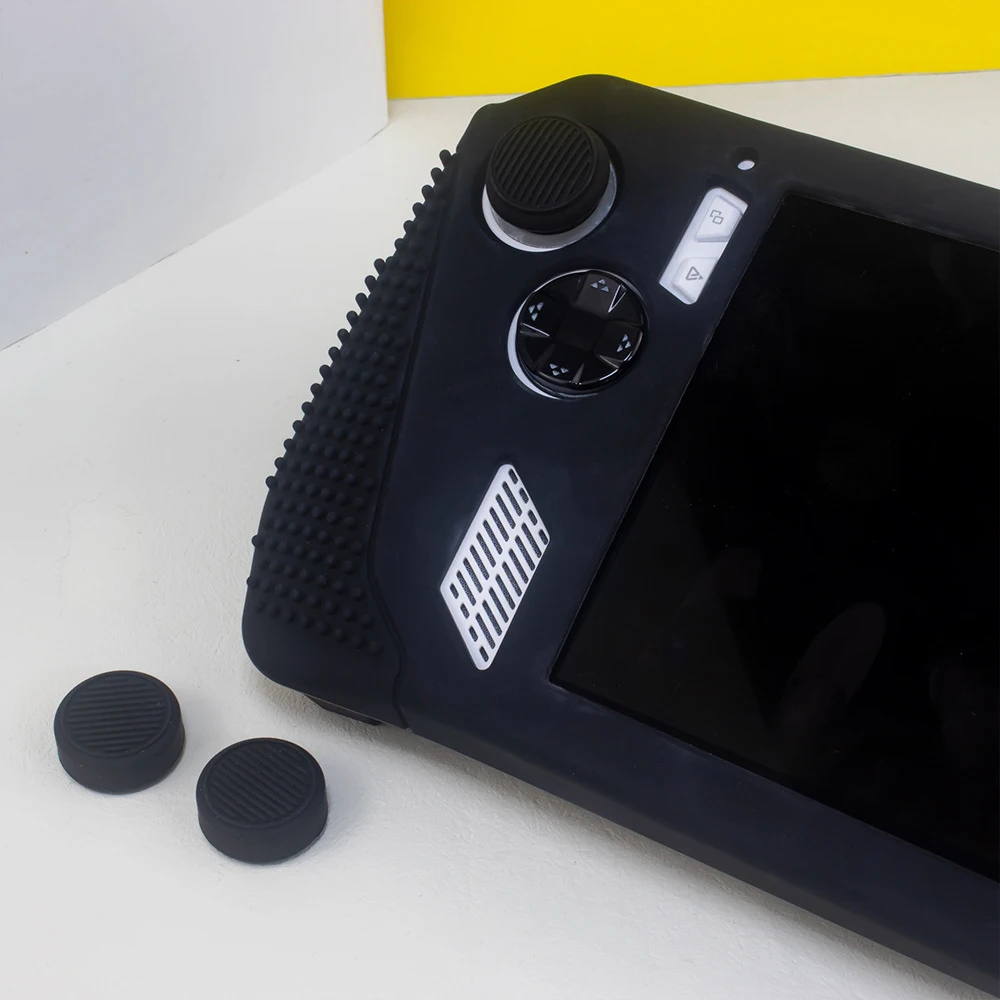 2 in 1 Case + Thumb Stick Caps Kit For ASUS ROG Ally Handheld Console Silicone Case Cover Protective Sleeve Game Accessories