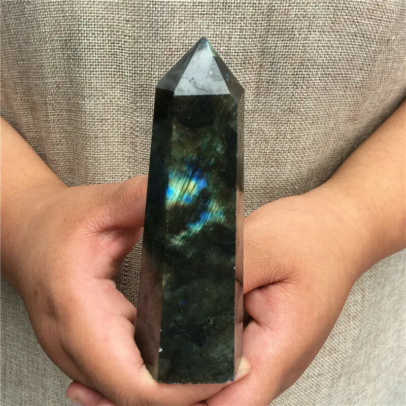 

NATURAL CRYSTAL TOWER NATURAL LABRADORITE SPHERE NATURAL STONE FURNISHINGS WEALTH PROSPEROUS CONNECTIONS WEDDING