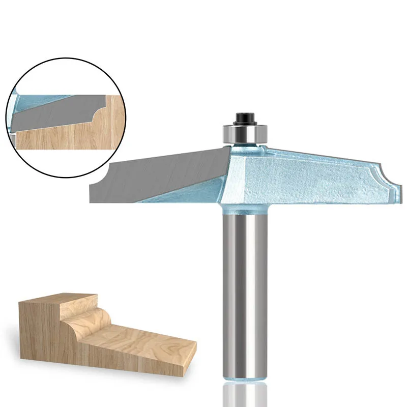 

1Pcs 12.7/12mm Shank Convex Arc Milling Cutter Side R Bucket Line Knife Door Plate Knife Inverted R Line Knife Fancy Line Knife