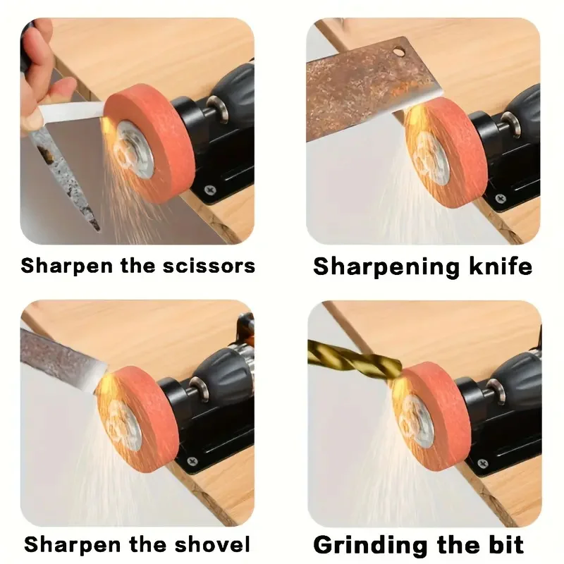 Grinding Wheels Polishing Pads Grinder Conversion Head Grinding Wheels Metal Polishing Electric Drill Holder Discs Tool abrasive wheel