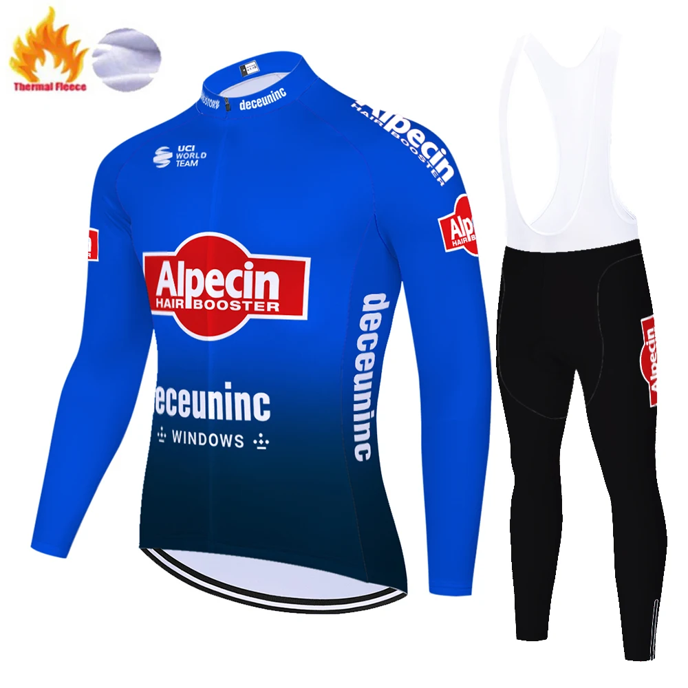 2023 Alpecin Fenix Winter Thermal Fleece Roupa De Ciclismo Masculino Cycling Jersey Muslimah Esactivainkes30Escaur