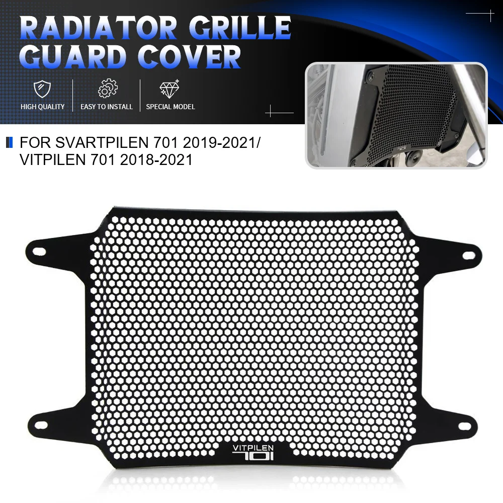 

Motorcycle Accessories Radiator Guard Protector Cover For Husqvarna Vitpilen 701 Svartpilen 701 2018 2019 2020 2021 2022 2023