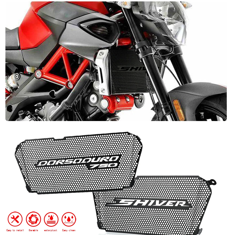 

For Aprilia Shiver 900 2018 2019 2020 2021 Shiver900 ABS 2022 2023 Motorcycle Radiator Grille Protective Guard Dorsoduro SL 750