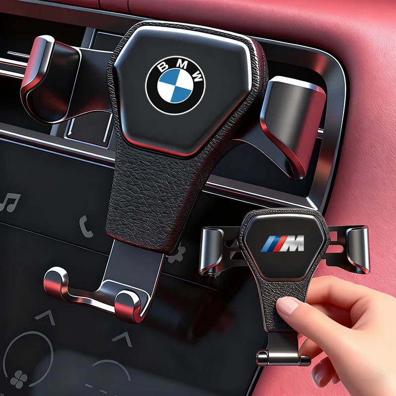 Support de téléphone portable GPS pour voiture, fixation par clip de ventilation, compatible avec BMW E46 E90 E60 F30 F10 E39 E36 F20 G30 G20 E87 E92 E91 E30