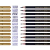 Professional Charcoal Pencils Set 12Pcs Sketch Black Pencils for Drawing, Sketching, Shading, Blending, Beginners & Artist 2