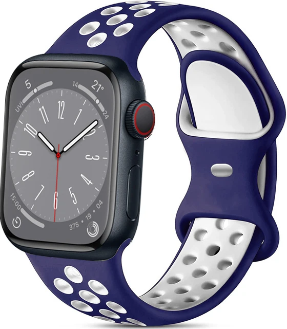 Nike Iwatch Se|nike Silicone Apple Watch Band 44mm 42mm 40mm