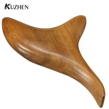 바디 넥 릴렉스 혈액 순환 나무 마사지기, 삼각 삼각 향기로운 나무 반사 요법 도구, 스파 테라피