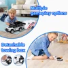 Mini RC Car 2.4Ghz 1:64 Adjustable Speed Mini Alloy Off-Road Remote Control Trailer Vehicle Gift Toys for Kids 6