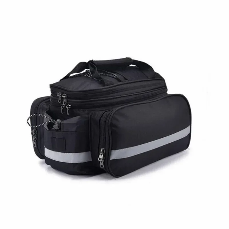 borsa portabiciclette borsa portapacchi posteriore borsa per bagagliaio bici borsa per bagagli sedile posteriore borsa per bicicletta da ciclismo a doppio lato viaggio durevole - immagine 4