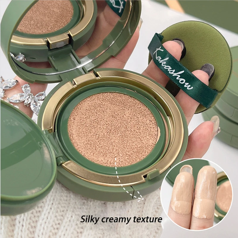High Coverage Foundation Air Cushion Natura Compact Concealer Oil Control Waterproof  Face Pendant Base Shooting BB Cream Makeup 3