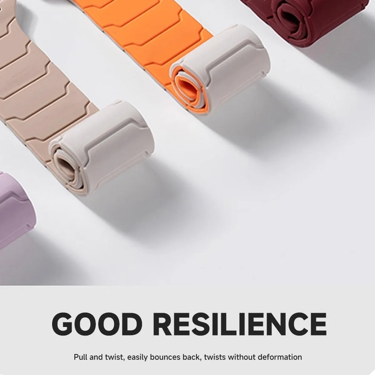 Silicone Magnetic Band for Smartwatch - 20mm/22mm Sport Strap Bracelet