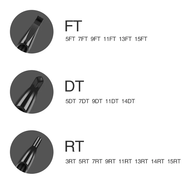 Tattoo Handle RT DT FT Disposable Silicone Plus Needle Handle Silicone Plus Needle Tattoo Consumables Grip