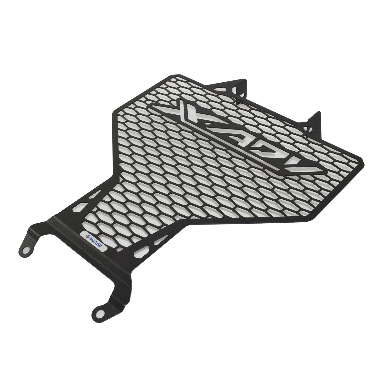 Black Front Motorcycle Radiator Water Cooler Grille Guard Cover Shroud