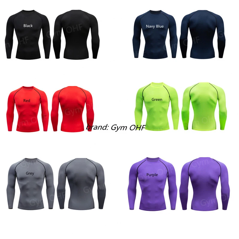 Gym Compression Tshirts Training Sportswear Set Compression Wear