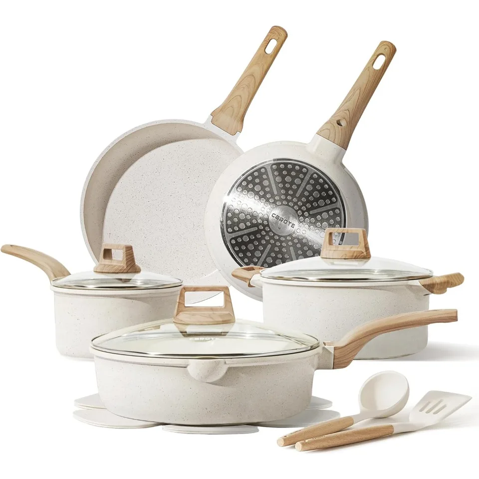 Carote 14 Piece Nonstick Cookware Set with Utensils