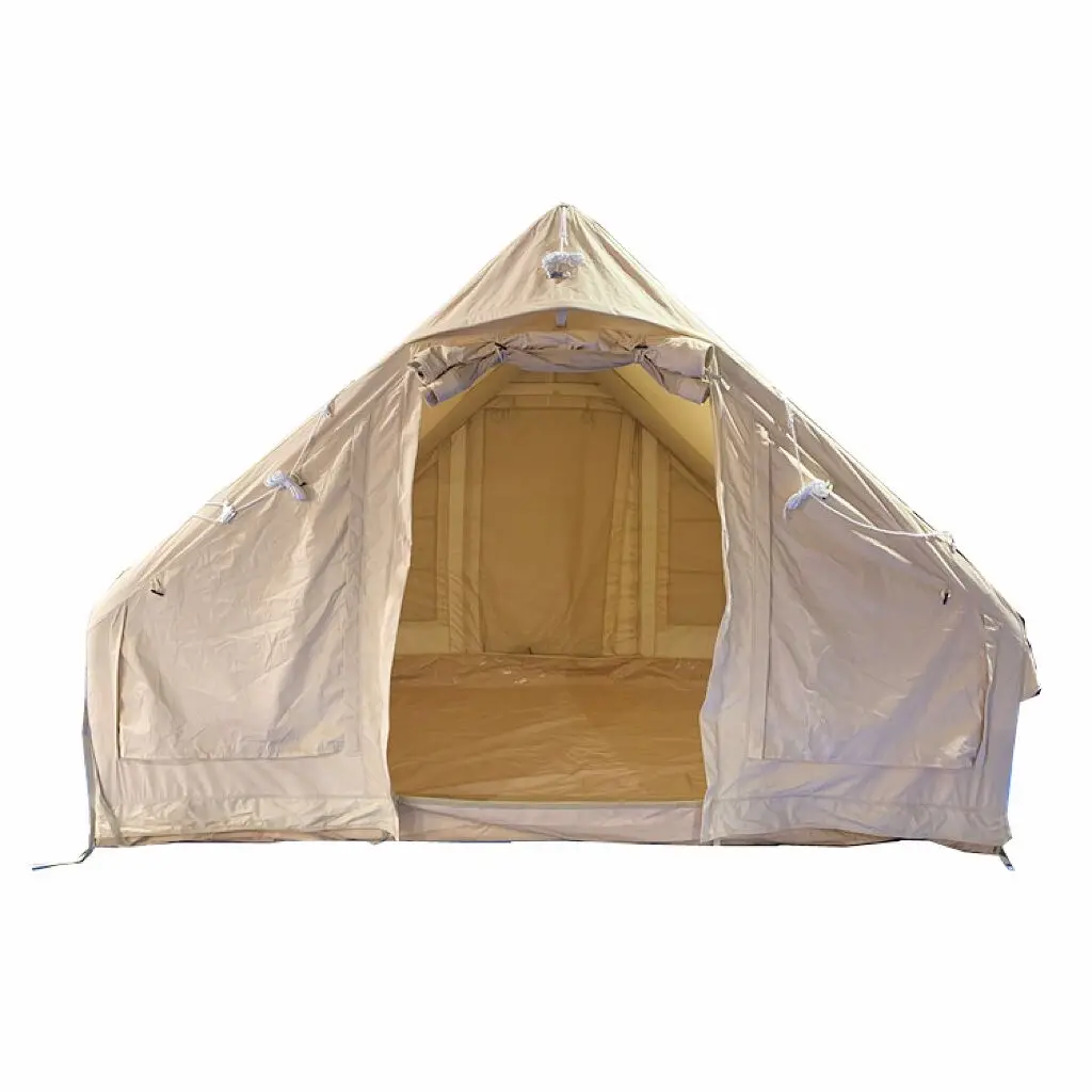 

outdoor camping extend 6.3 cotton air pole inflatable glamping tent