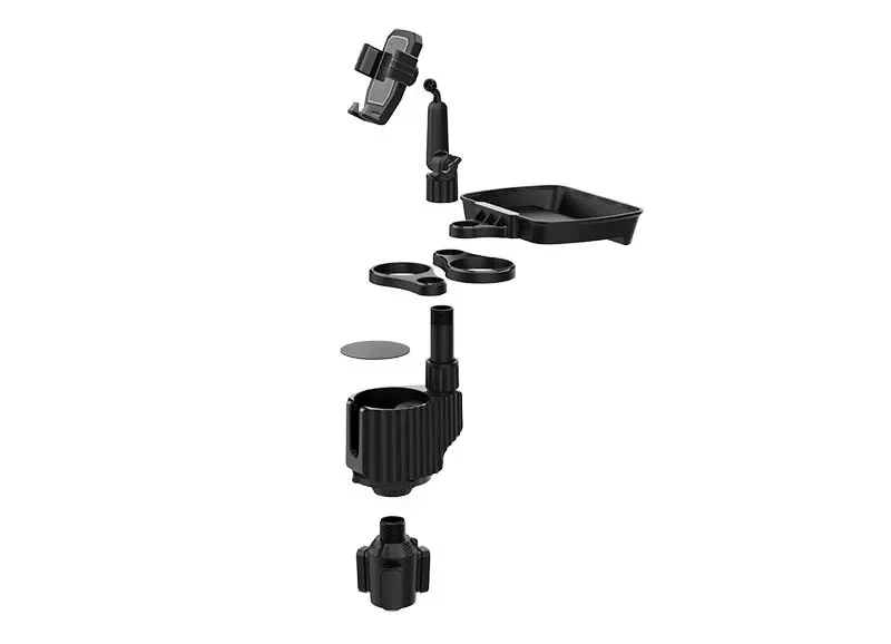 soporte para telefono para carro con extensor de portavasos » soporte para telefono para carro