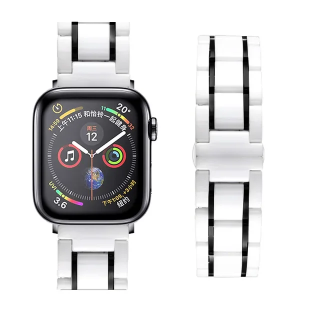 Elegant Ceramic Strap for Apple Watch - Fashion Wristband for All Sizes