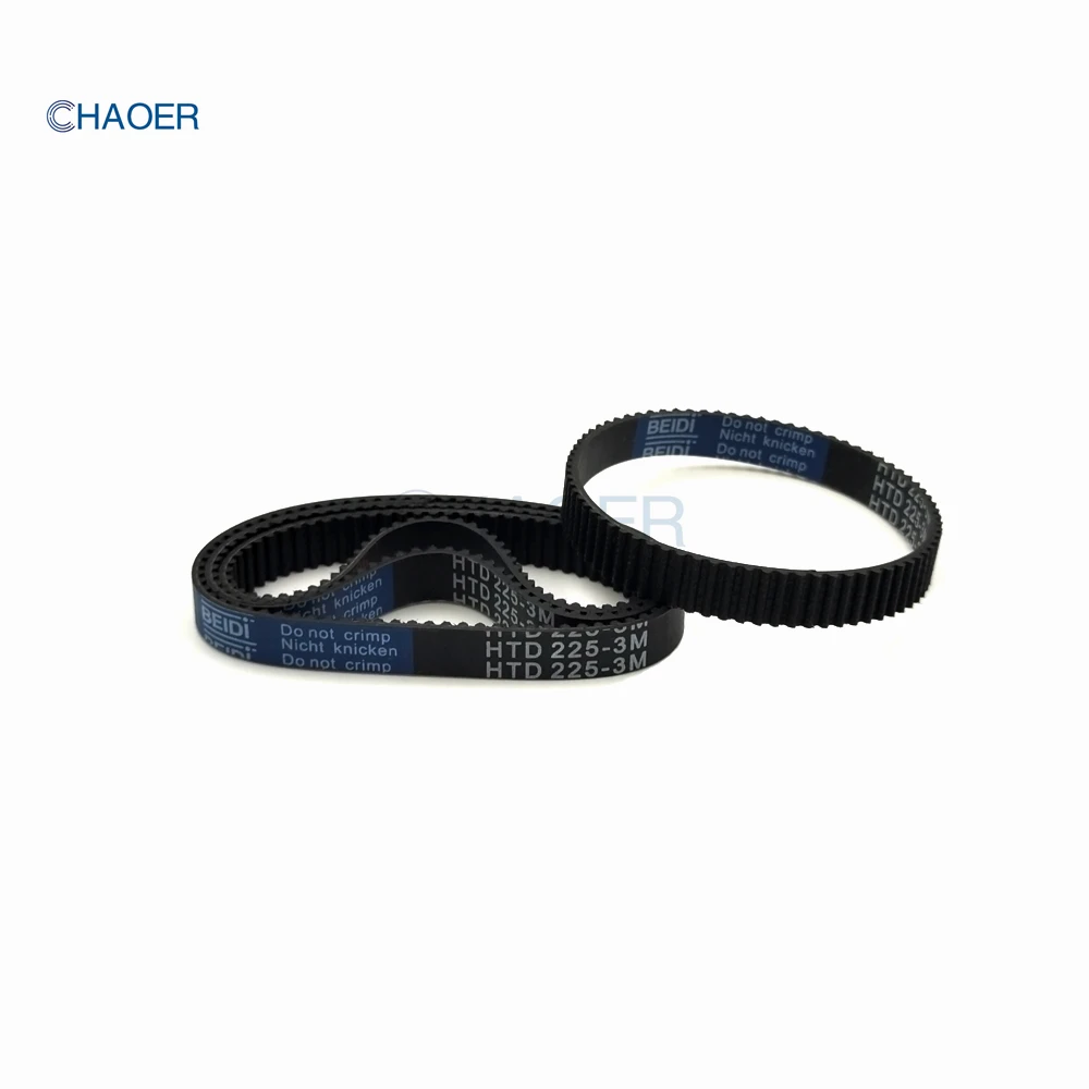 HTD3M 고무 타이밍 벨트 길이 180 183 186 189 192 195 198 201 204 207 210 213 216mm 3M 동기 벨트 3M-189 3M-198 3M-201