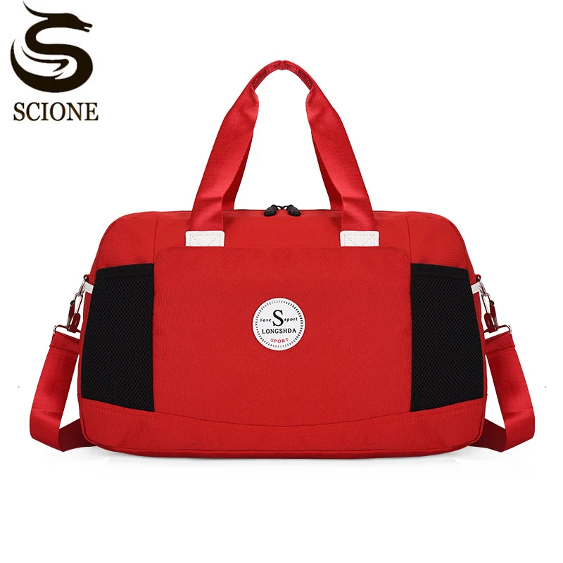 

Travel Bags For Women Large Capacity Sports Fitness Training Duffel Pack Waterproof Weekend Luggage Crossbody Handbag XA910M