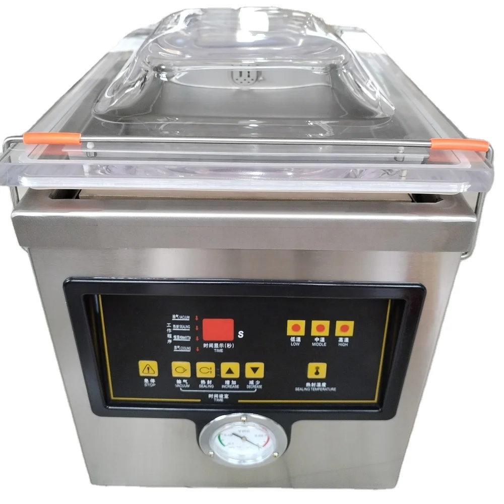 110V 370W Commercial Vacuum Packing Machine Vacuum Packer Sealing Sealer  Chamber