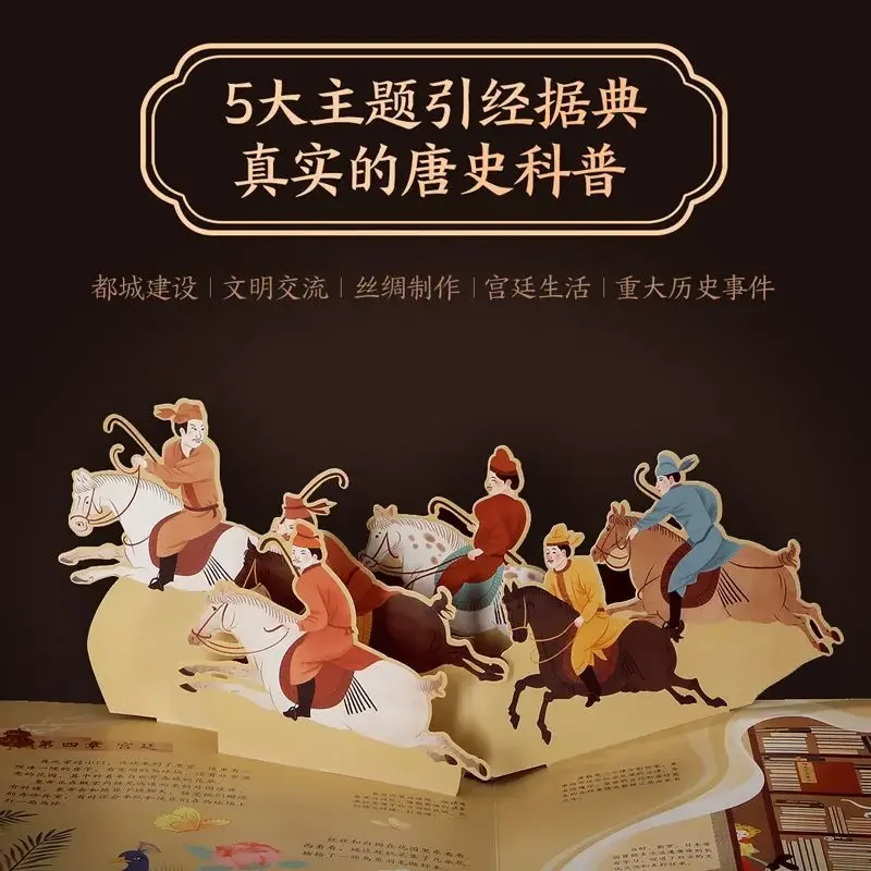 Changan Pop-up Book Chinese Traditional Culture Xi 'an City Wall Cultural Souvenir Travel Book