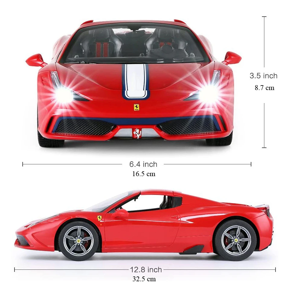 Ferrari 458 Special A RC Car 1:14 Scale Remote Control Car Model Radio Controlled Auto Machine Toy Gift for Kids Adults Rastar 3