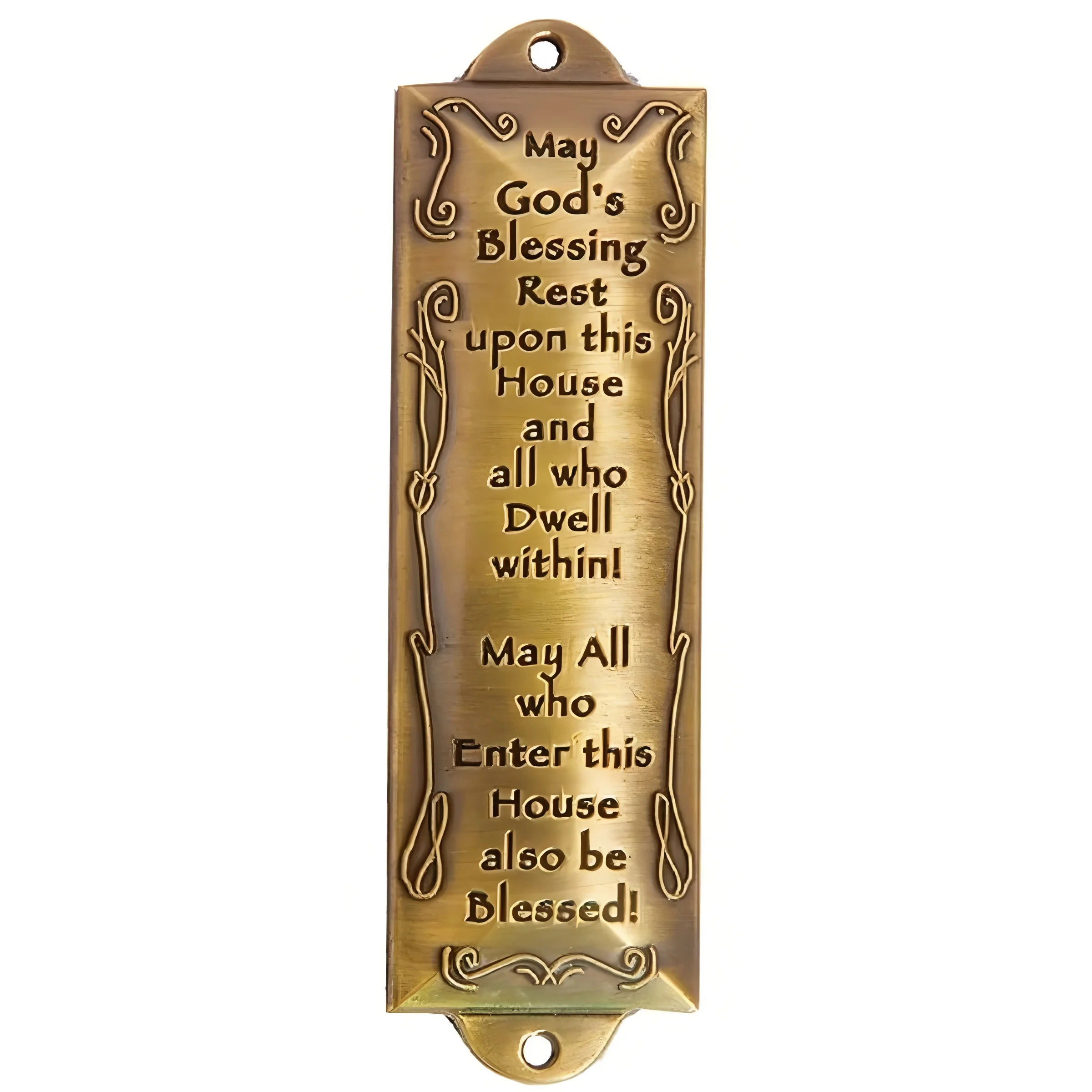 Bless This House Mezuzah Door Decor