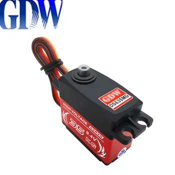GDW DS635MG 35kg Drone ad ala fissa Servo digitale ad alta velocità in metallo Robot ad alta coppia Servo ad alta tensione per RC Drone / Robot Car
