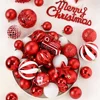 65Pcs Christmas Ball Ornaments Set, Shatterproof Xmas Tree Balls Decorative Hanging Ornaments for Xmas Tree Holiday Wreath 5