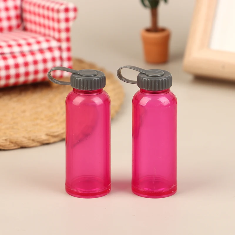

1/12 Dollhouse Miniature Water Cup Water Bottle Model Dollhouse Furniture Decoration Dolls House Play Toy Accessories