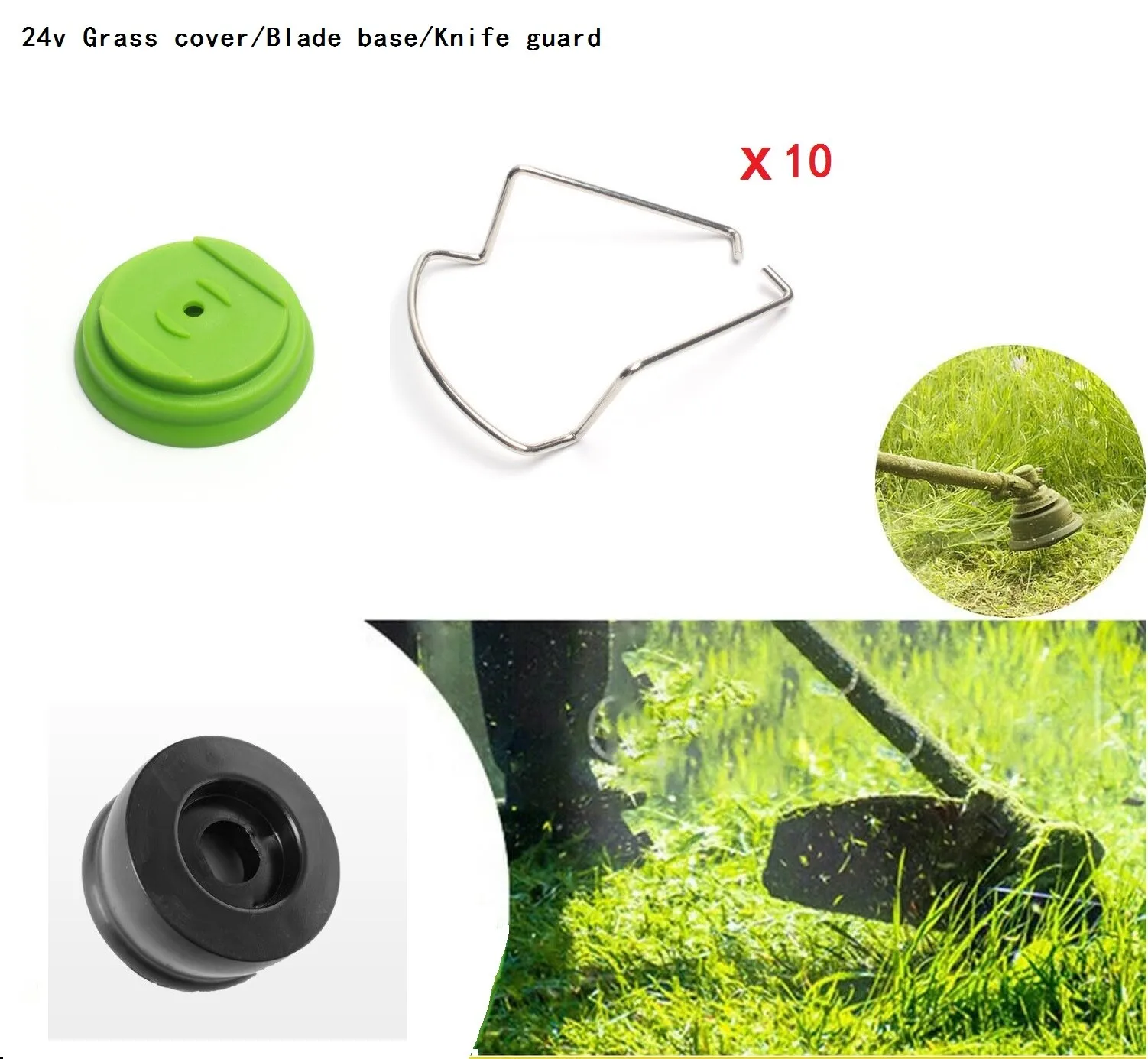 

Electric Lawn Mower 24v Grass Cover/Knife Guard/Blade Base 21V Wireless Charging Lawn Mower Kit Replace Lawn Mower Accessories