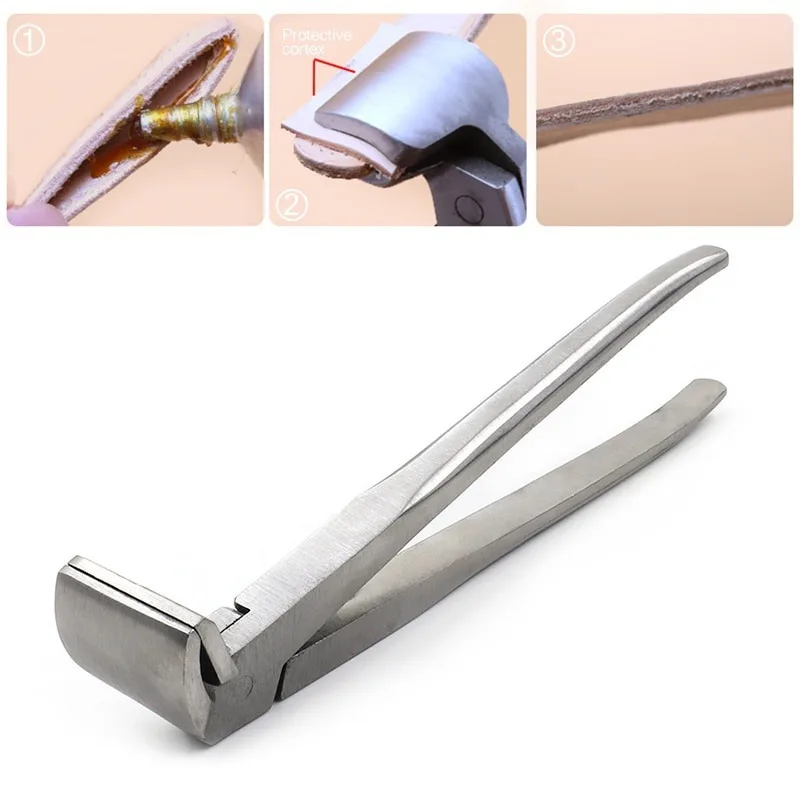 Leather Edge Adjustment Press Flatten Pliers For Handbag Leather Bag Making DIY Tools
