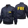 High quality FBI men's pilot jacket baseball suit motorcycle bomber windproof jacket 4