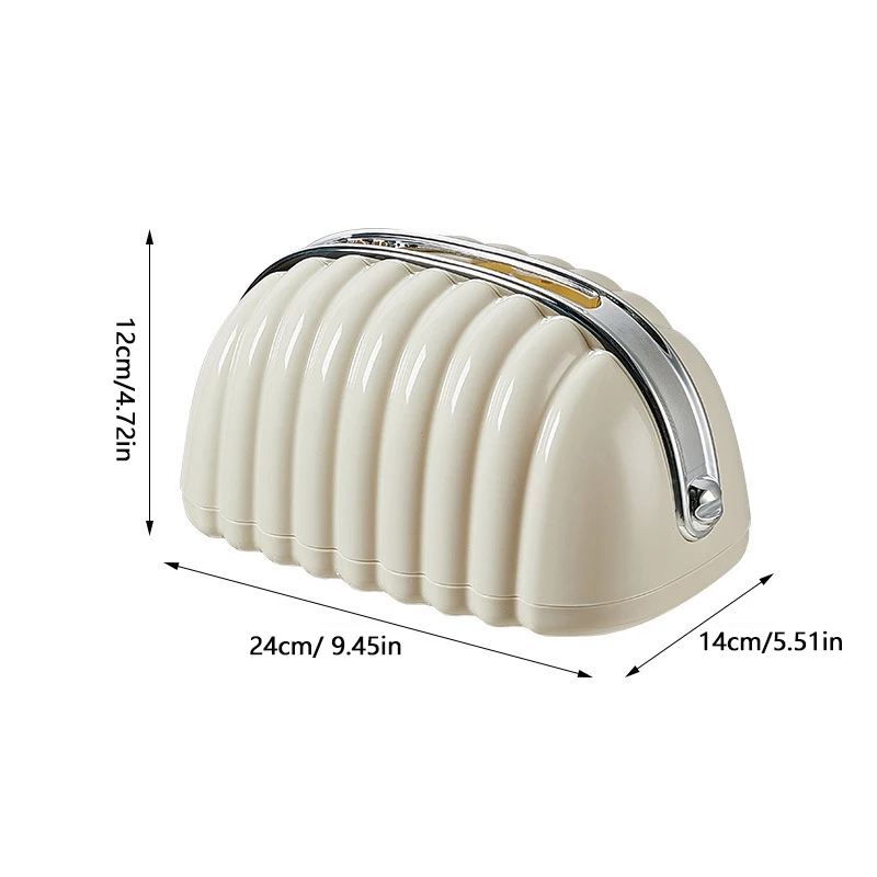 Simple Irregular Cloud Shape Tissue Box with Spring Inside Home Living Room Light luxury Shell Spring Paper Box Holder 6