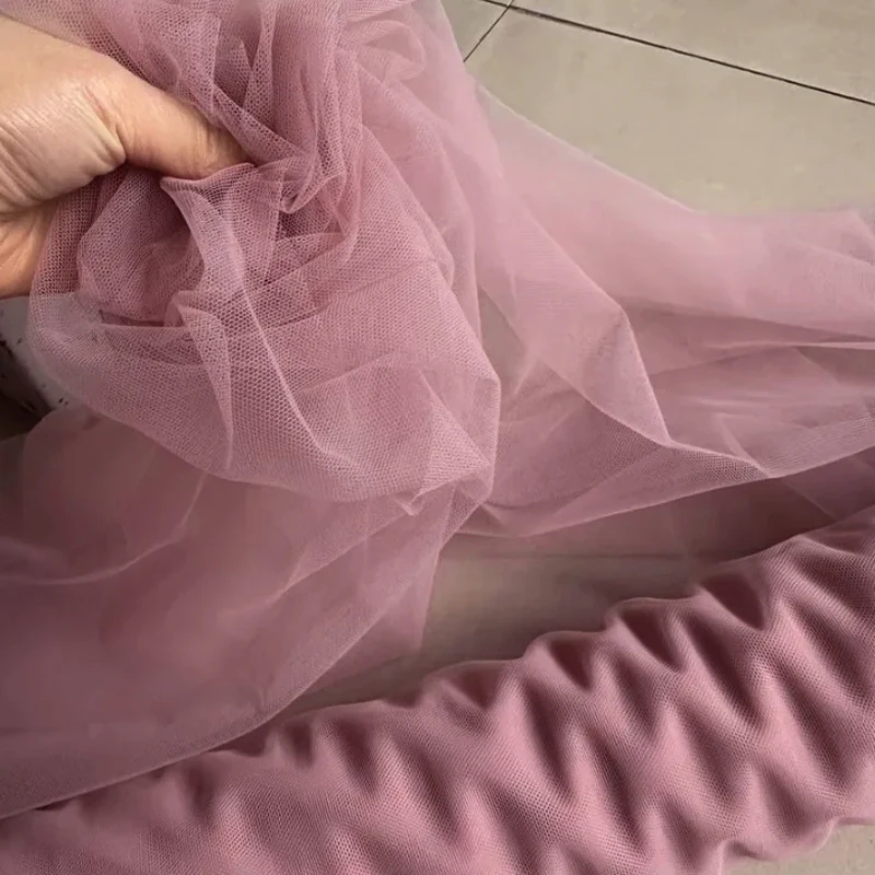 Elegant Burnt Orange Soft Tulle for Weddings & DIY Creations