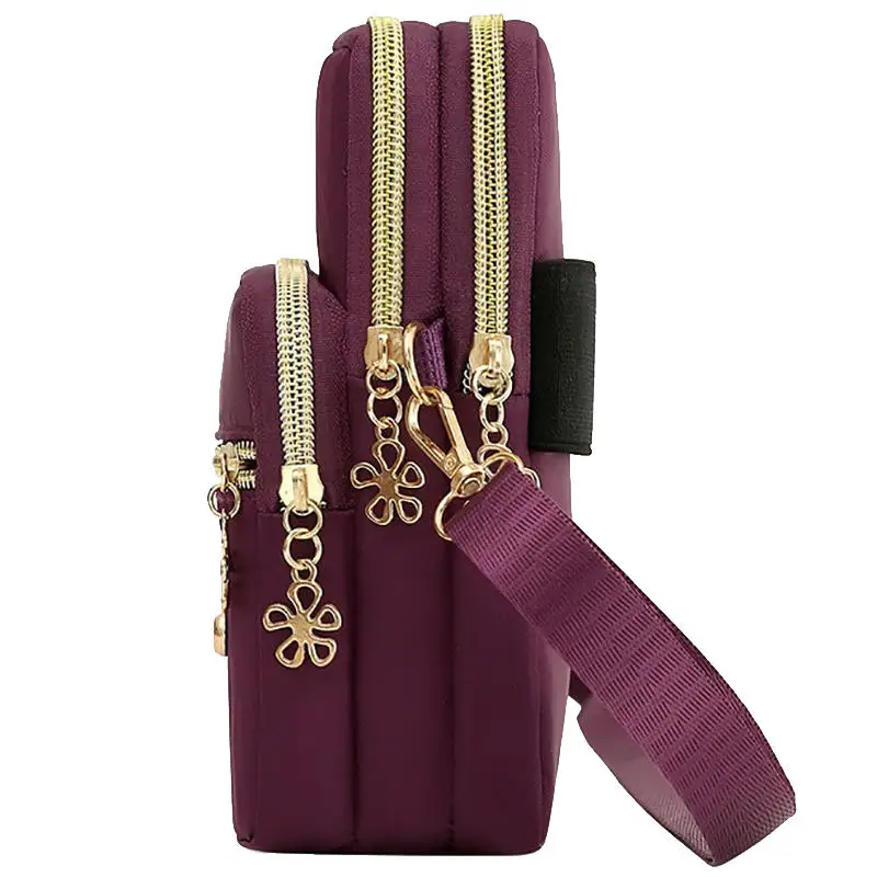 Handytasche für Damen, Crossbody Mini-Taschen, Modische Mutter-Kind-Münztasche, Umhängetasche zum Umhängen, Lauf-Handytasche, 3-Lagen-Geldbörse – Detail 15