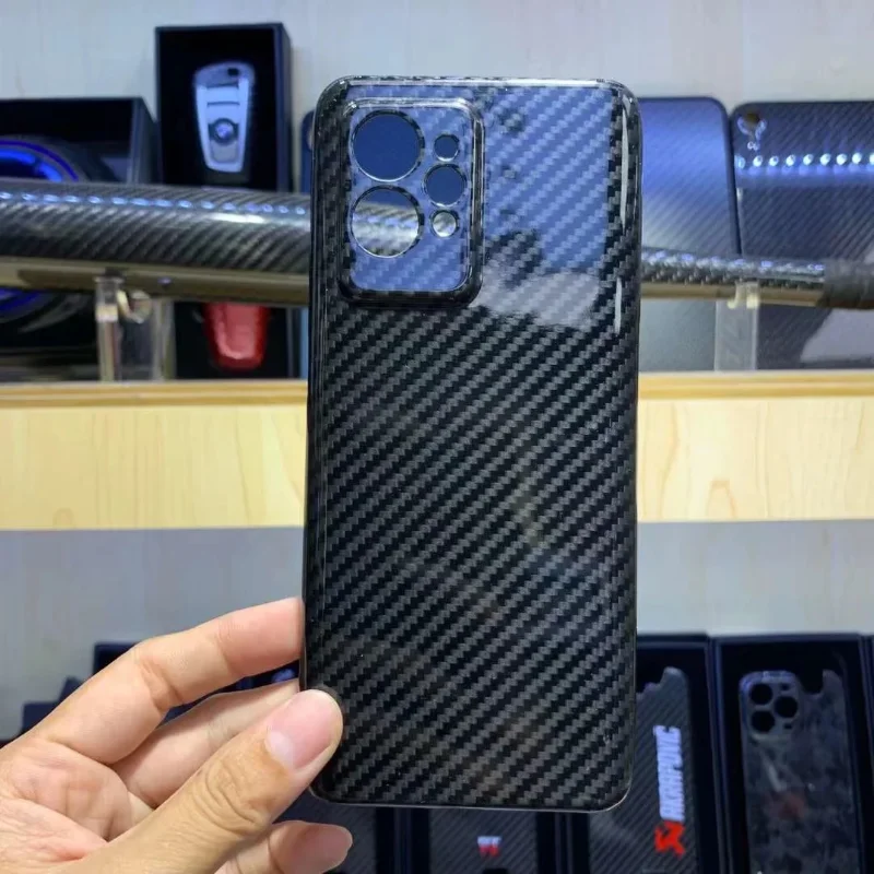 

Задняя крышка из настоящего углеродного волокна для Realme GT2 PRO, задняя крышка из чистого арамидного волокна, задняя крышка для телефона Realme GT2 PRO, аксессуары