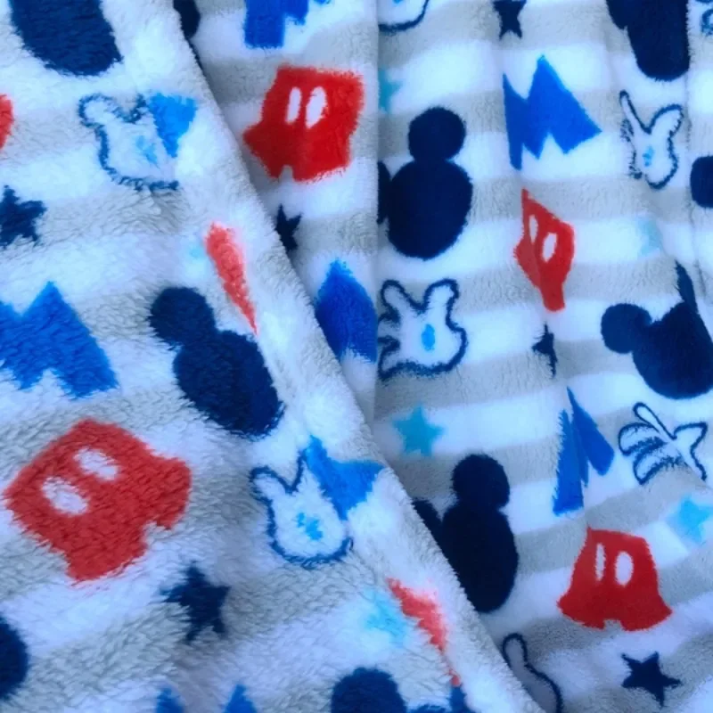 Disney Mickey Minnie Mouse Blanket Frozen Elsa Anna Flat Sheet Throw Blanket Sofa Crib Bed Baby Bath Towel Kids Birthday Gifts