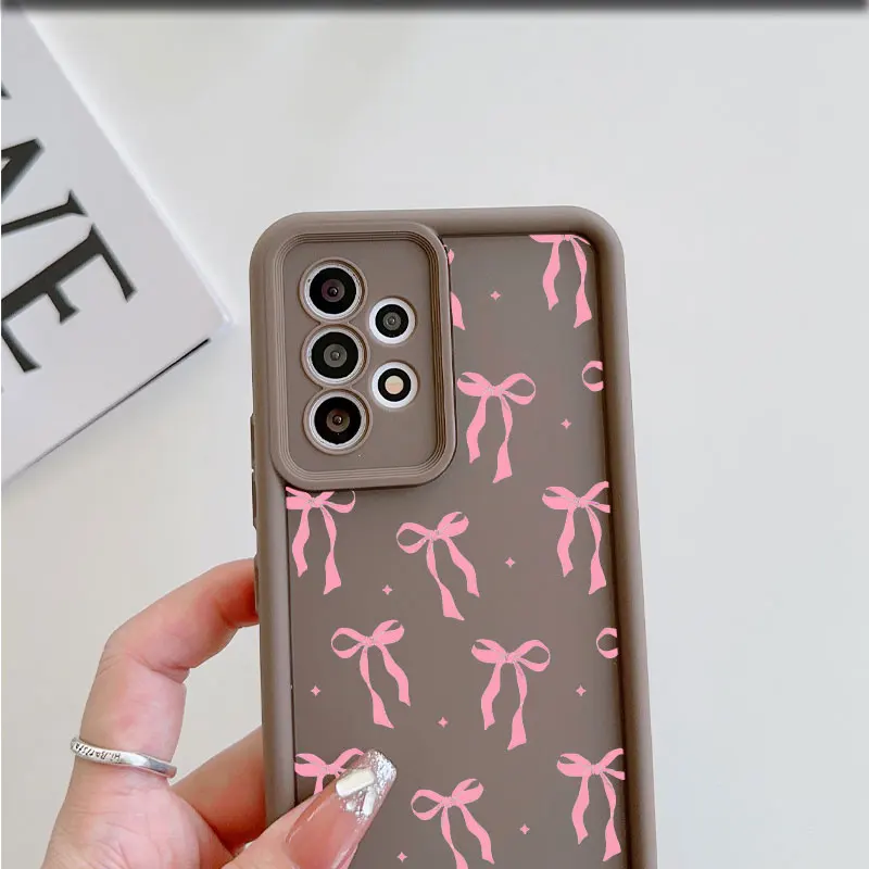 Bow Aesthetic Fashine Shockproof Soft Phone Case Cover