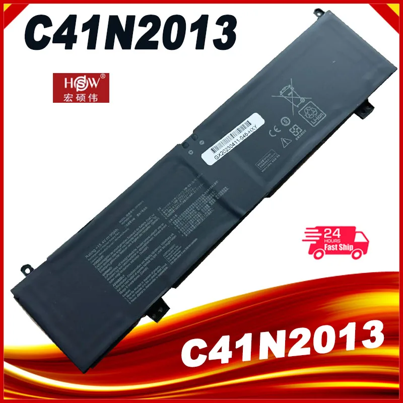 Bateria para Asus Rog Zephyrus M16 C41n2013 Gu603he Gu603hr Gu603hm G513q 90wh 15.4v 5845mah