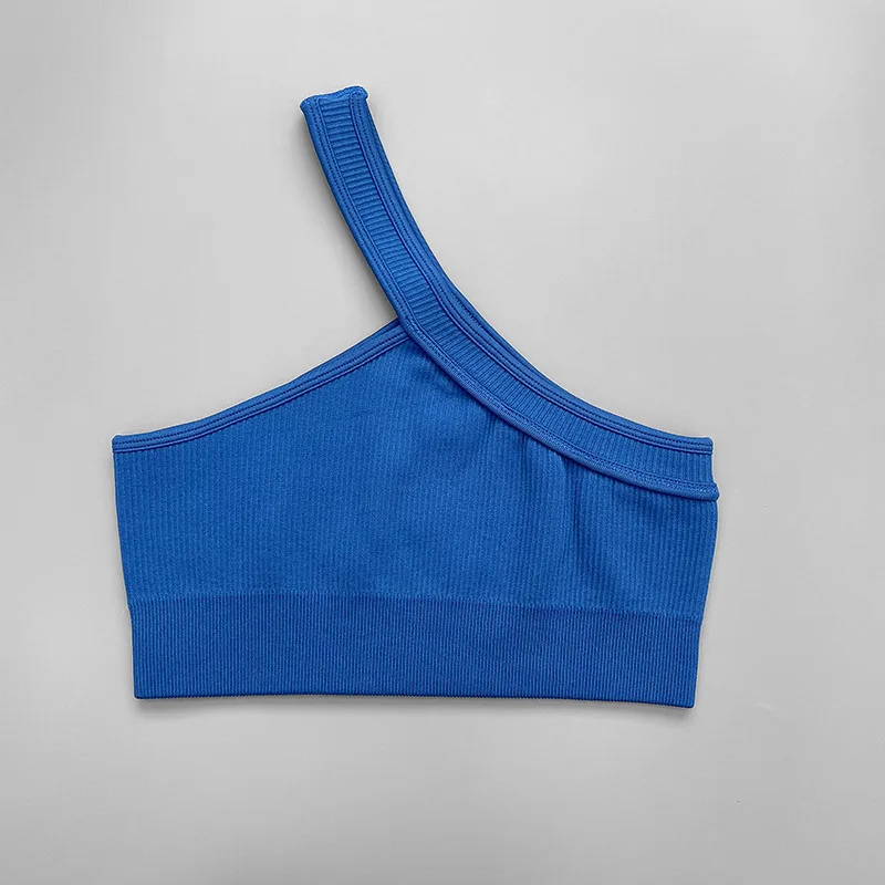 

New Seamless Ribbing Yoga Clothing Fitness Clothing Long Sleevs Crop Top Sexy Bra Leggings Running Workout Outfit Gym Set Women