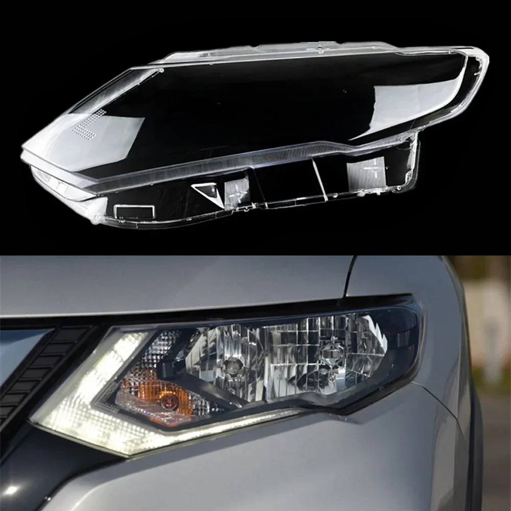 

For Nissan X-Trail Car Headlight Glass Cover Head Light Lens Automobile Headlamp Covers Styling Lampshade 2017 2018 2019 2020