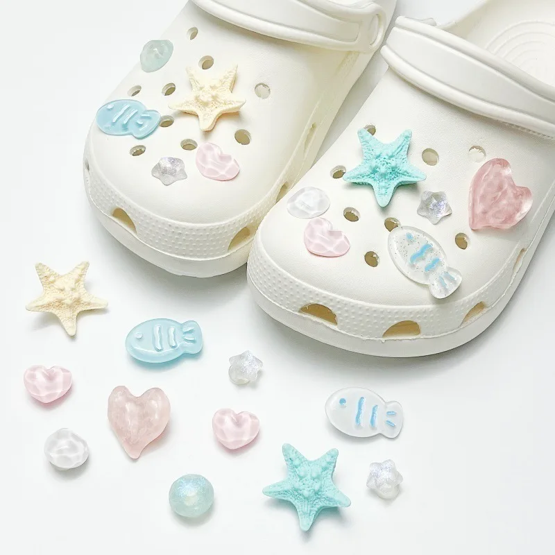 1 Set Neue Blumen-Schleifen-Schuhdekoration DIY Abnehmbare Schuhschnalle Personalisiertes Schuh-Charms-Set Modisch – Detail 2