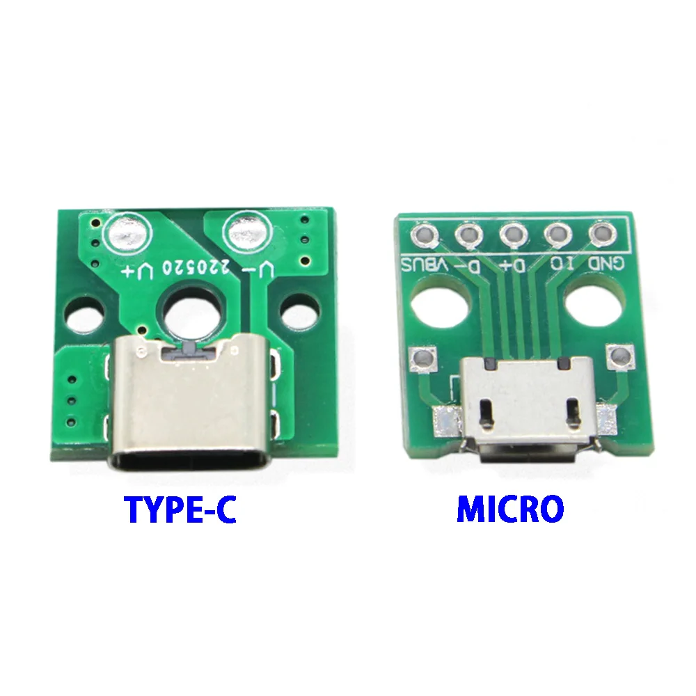 micro conector de teste pcb placa adaptador
