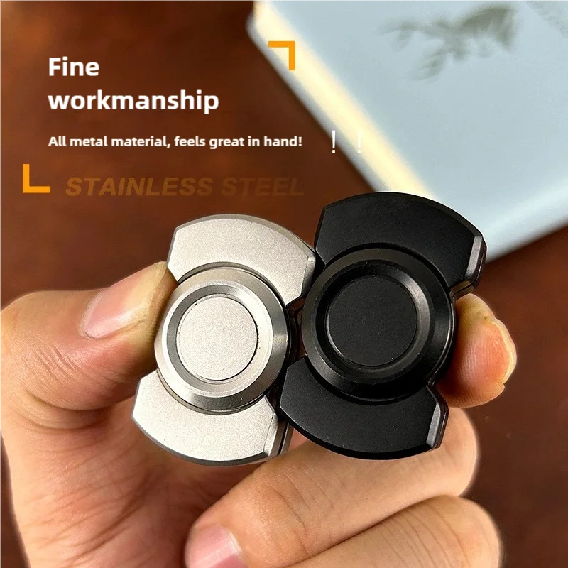 3 in 1 Fidget Spinner-Cliker-Slider Fidget Toys Adults- Magnetic Metal EDC Toys for ADHD, Relieve Stress fidget toys,fidget spinner,fidget toy,fidget spinners,fidget slider toy,fidget toy set,fingertip stress relief toy,fingertip decompression toy,decompression tool toy,finger gyro toy