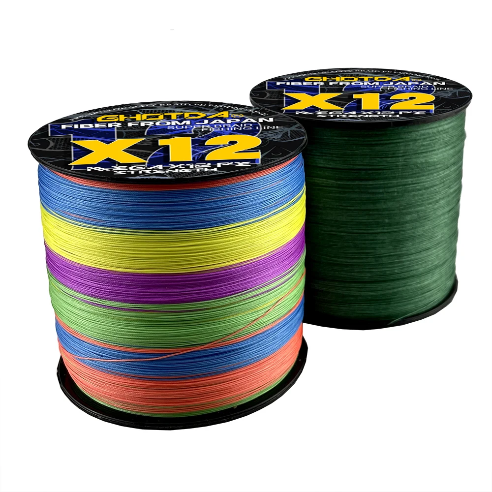 

12 Strands 300M Multifilament Braided Fishing Line Fixture Wire Accessories Bass Carp Ocean Boat Fishining Bait 5-20g Tackle