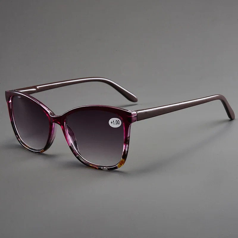 Oversized Reading Sunglasses For Women Men New Fashion Elegant Presbyopia Farsighted Eyeglasses With +1.0 1.5 2.0 2.5 3.0 4 2